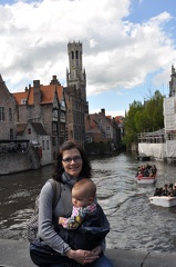 Erynn and Greta - Brugge Canal